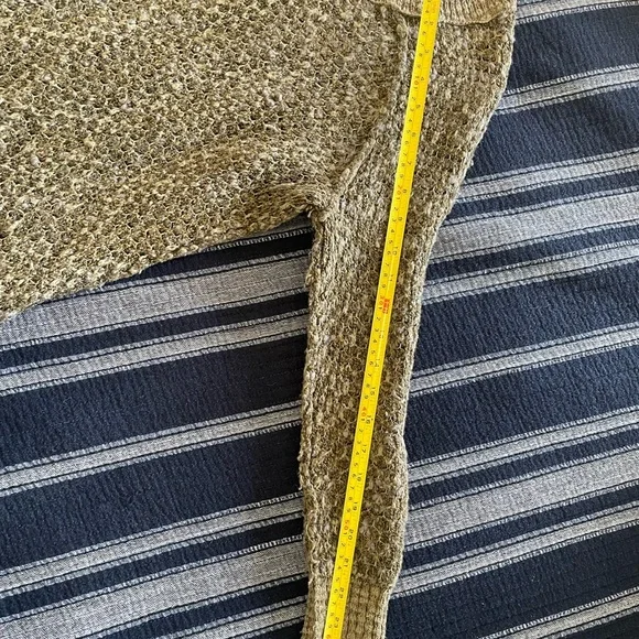 Free People Textured Olive Sweater XS - Picture 7 of 11